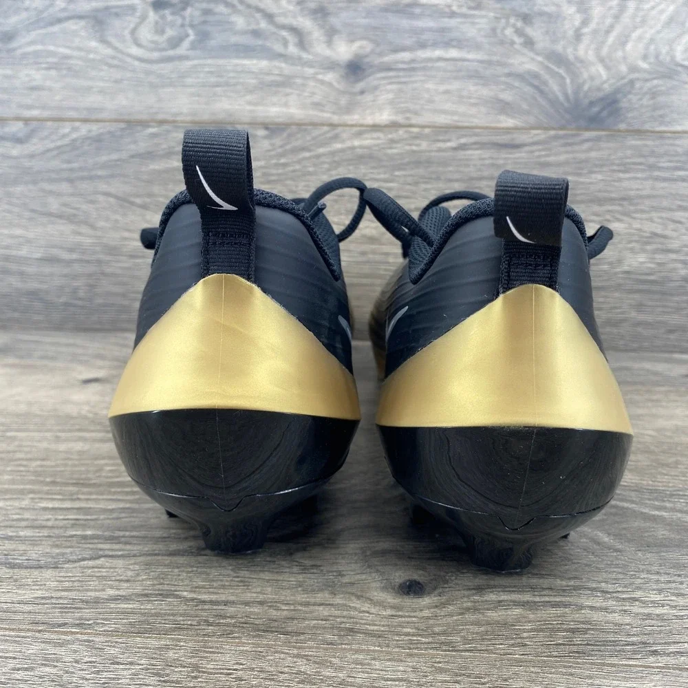 Nike Vapor Edge Shark 2 Football Cleats Mens 11.5 Black Gold FB3303-003